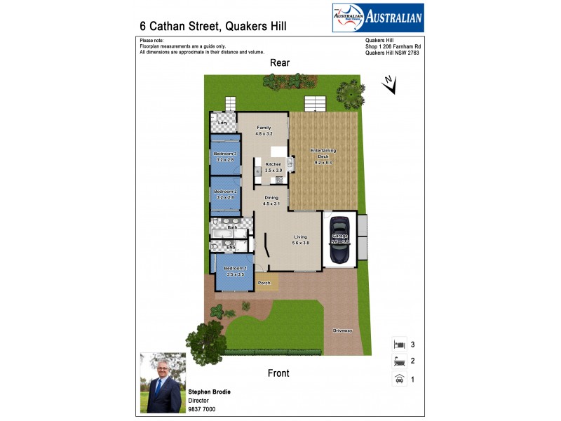 6 Cathan Street, Quakers Hill NSW 2763 Floorplan