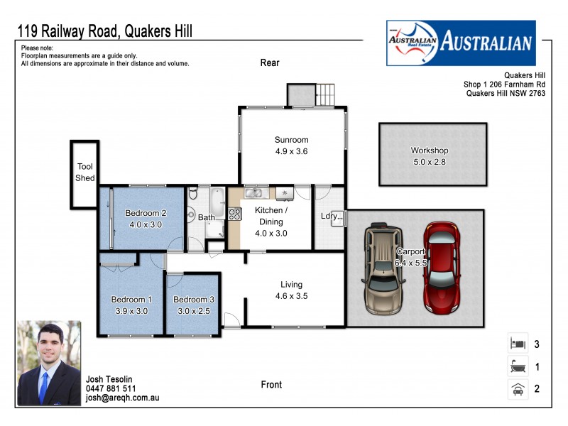 119 Railway Road, Quakers Hill NSW 2763 Floorplan