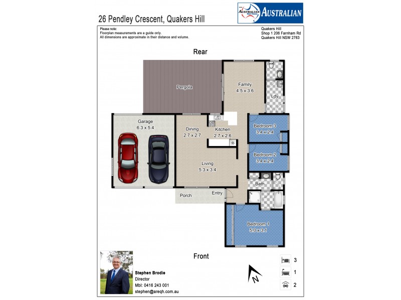 26 Pendley Crescent, Quakers Hill NSW 2763 Floorplan