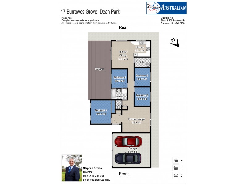 17  Burrowes Grove, Dean Park NSW 2761 Floorplan