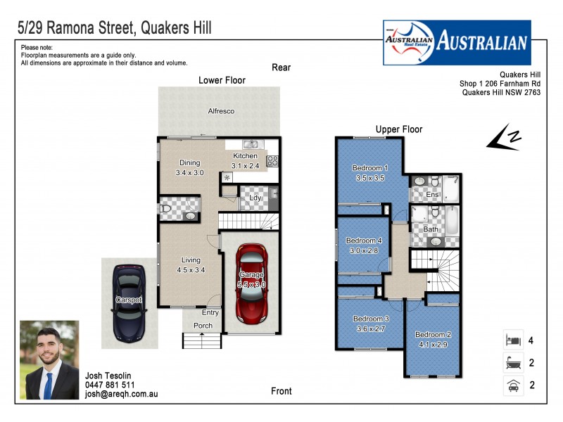 5/29 Ramona Street, Quakers Hill NSW 2763 Floorplan