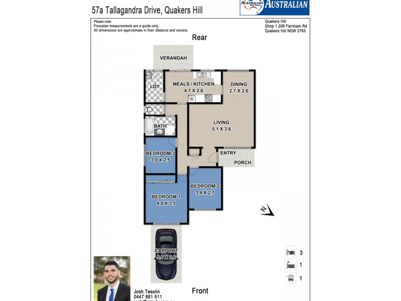 57a Tallagandra Drive, Quakers Hill NSW 2763