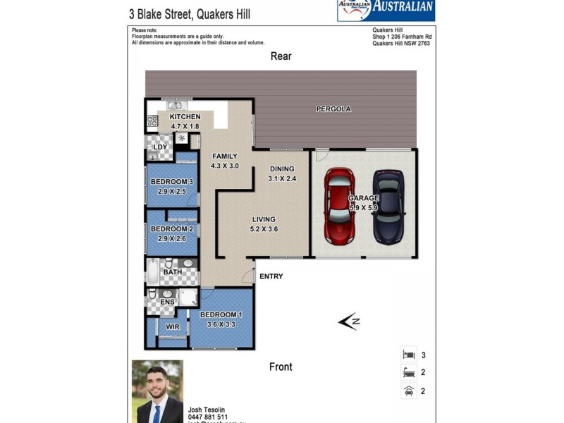 3 Blake Street, Quakers Hill NSW 2763