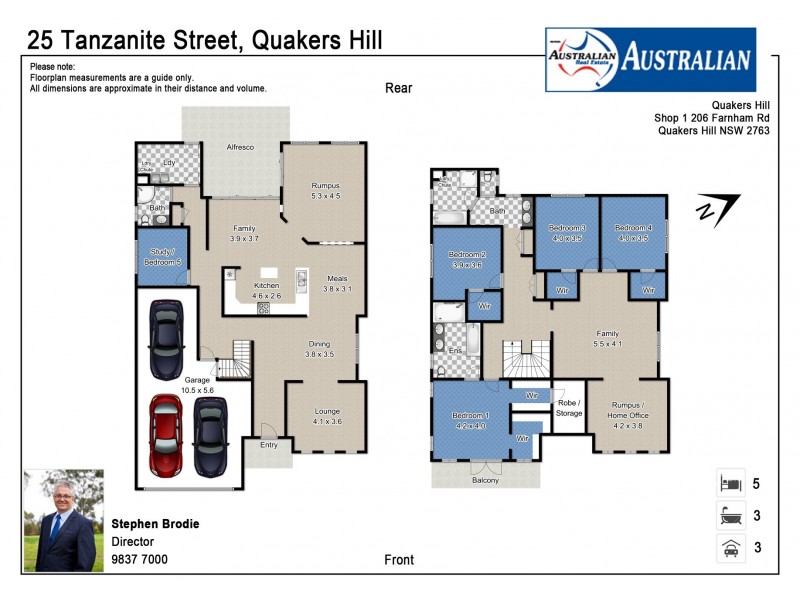 25 Tanzanite Street, Quakers Hill NSW 2763 Floorplan