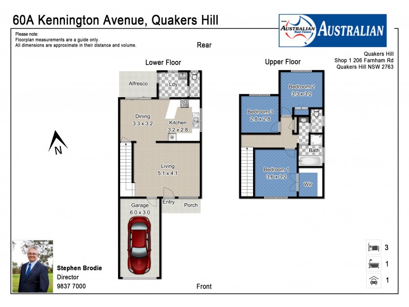 60a Kennington Avenue, Quakers Hill NSW 2763 Floorplan