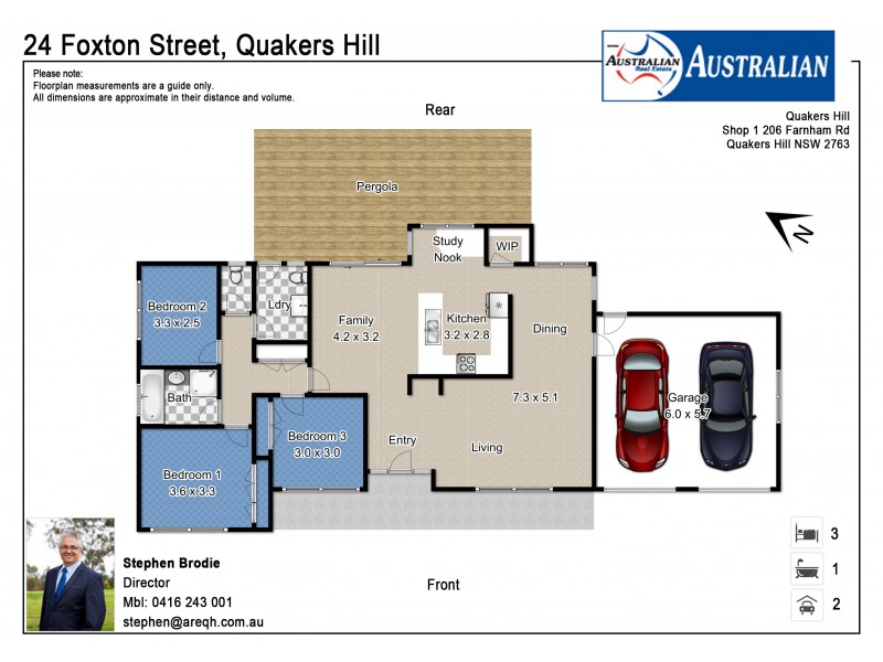 24 Foxton Street, Quakers Hill NSW 2763 Floorplan