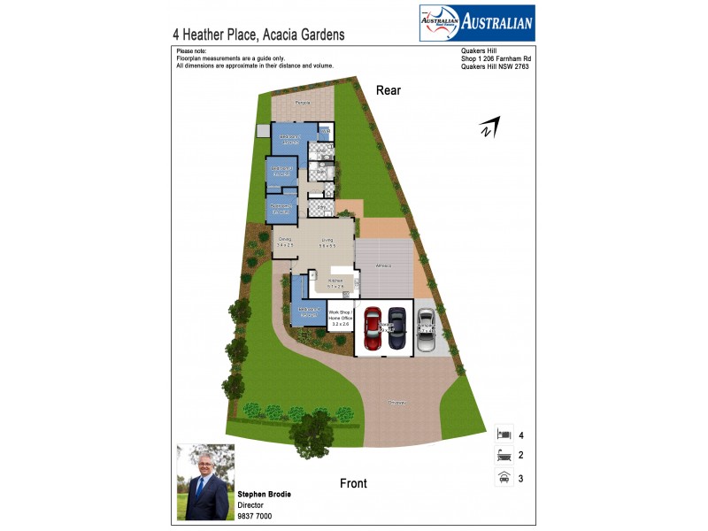 4 Heather Place, Acacia Gardens NSW 2763 Floorplan