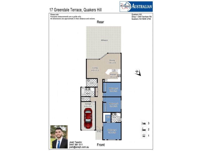 17 Greendale Terrace, Quakers Hill NSW 2763 Floorplan