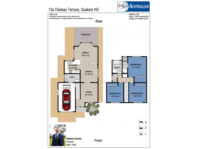 13a Chateau Terrace, Quakers Hill NSW 2763 Floorplan