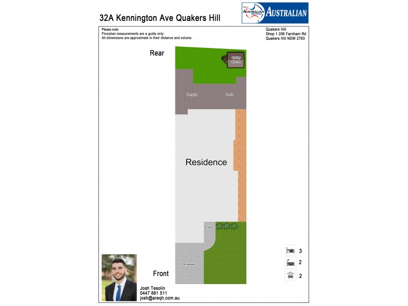 32a Kennington Avenue, Quakers Hill NSW 2763 Floorplan