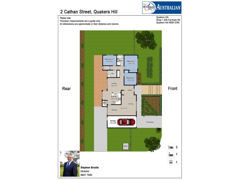 2  Cathan Street, Quakers Hill NSW 2763 Floorplan
