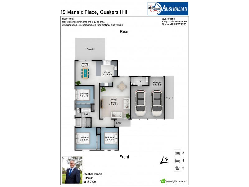 19 Mannix Place, Quakers Hill NSW 2763 Floorplan