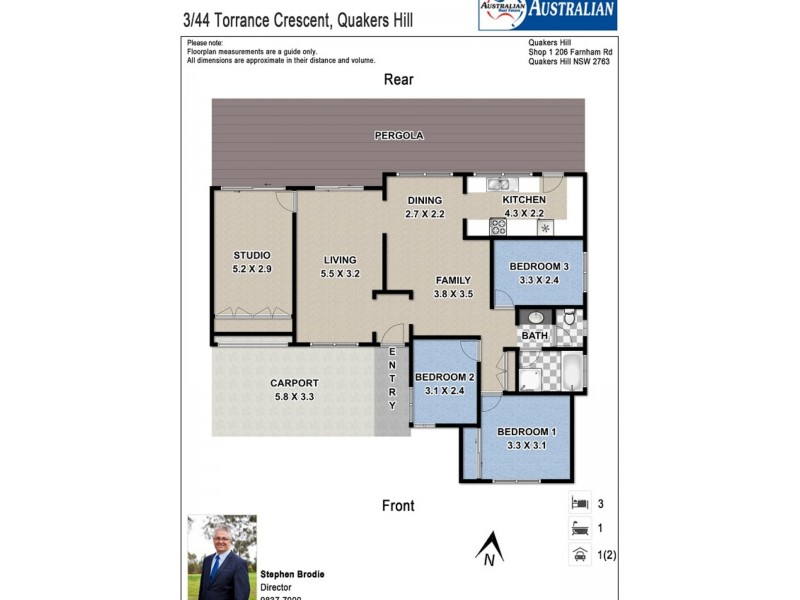 3/44 Torrance Crescent, Quakers Hill NSW 2763