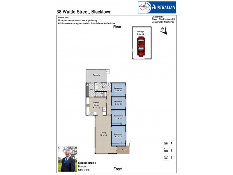 38 Wattle Street, Blacktown NSW 2148 Floorplan