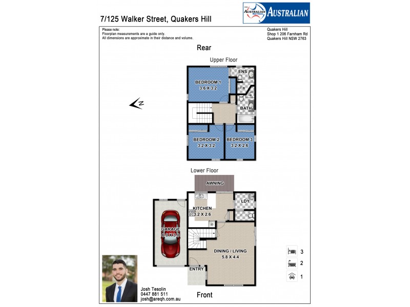 7/125 Walker Street, Quakers Hill NSW 2763 Floorplan