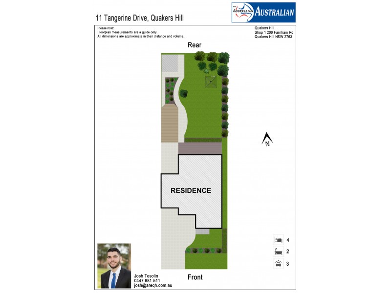 11 Tangerine Drive, Quakers Hill NSW 2763 Floorplan