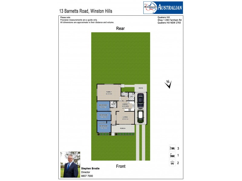 13  Barnetts Road, Winston Hills NSW 2153 Floorplan