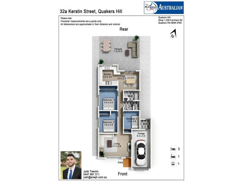 32a Kerstin Street, Quakers Hill NSW 2763 Floorplan