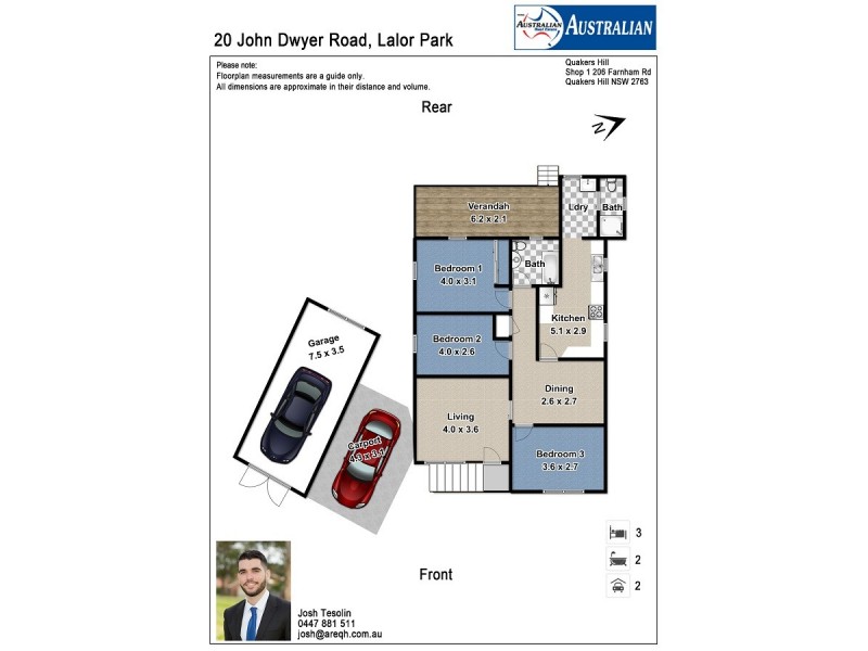 20 John Dwyer Road, Lalor Park NSW 2147 Floorplan