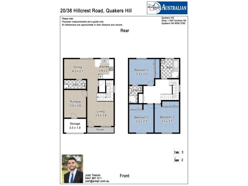 20/38  Hillcrest Road, Quakers Hill NSW 2763 Floorplan