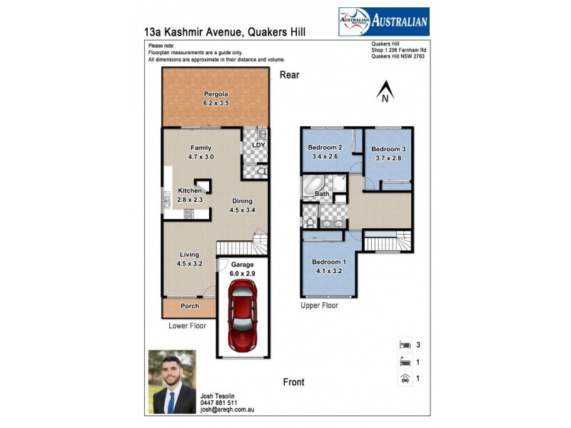 13a Kashmir Avenue, Quakers Hill NSW 2763 Floorplan
