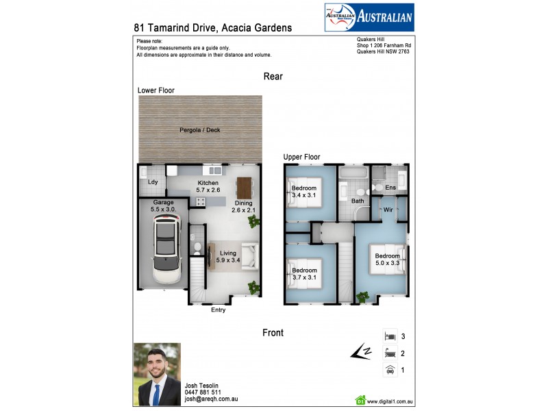 81 Tamarind Drive, Acacia Gardens NSW 2763 Floorplan