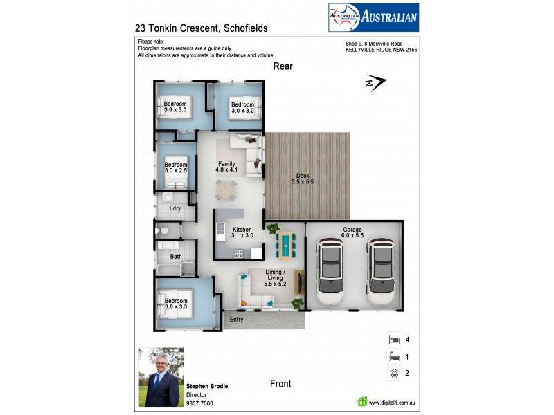 23 Tonkin Crescent, Schofields NSW 2762 Floorplan