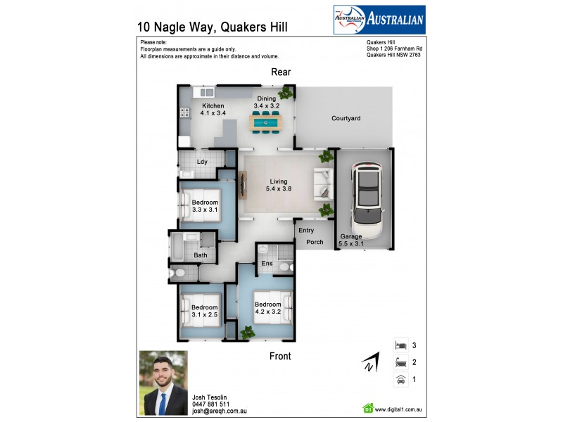 10 Nagle Way, Quakers Hill NSW 2763 Floorplan