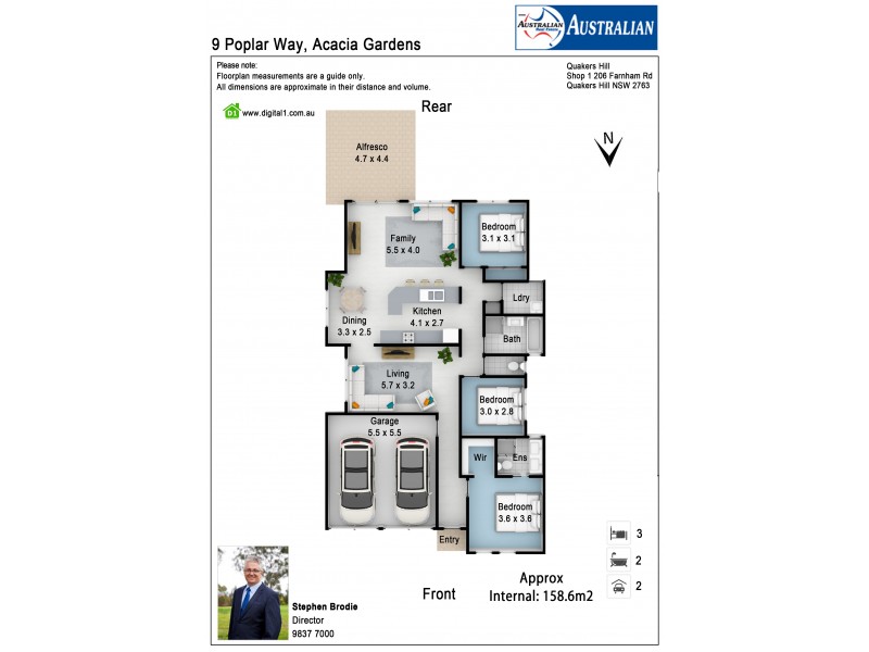 9 Poplar Way, Acacia Gardens NSW 2763 Floorplan