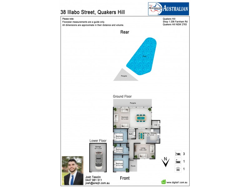 38 Illabo Street, Quakers Hill NSW 2763 Floorplan
