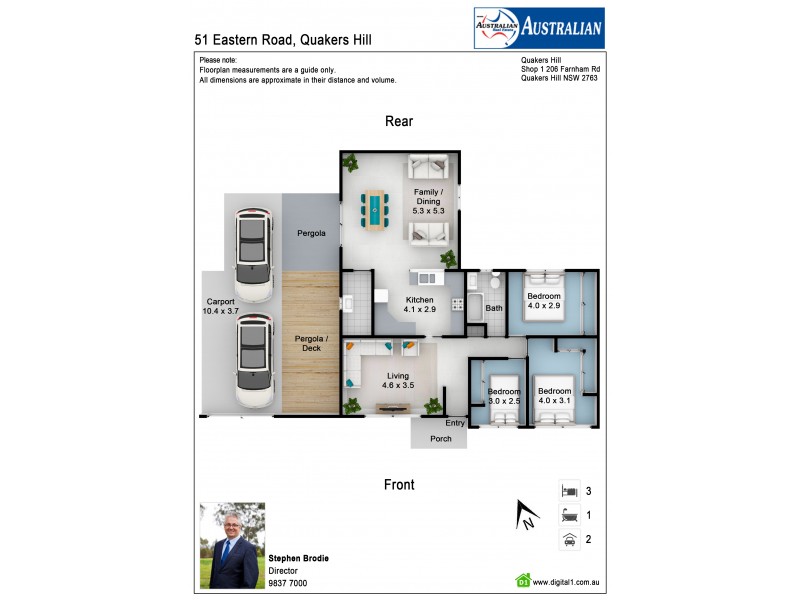 51 Eastern Road, Quakers Hill NSW 2763 Floorplan