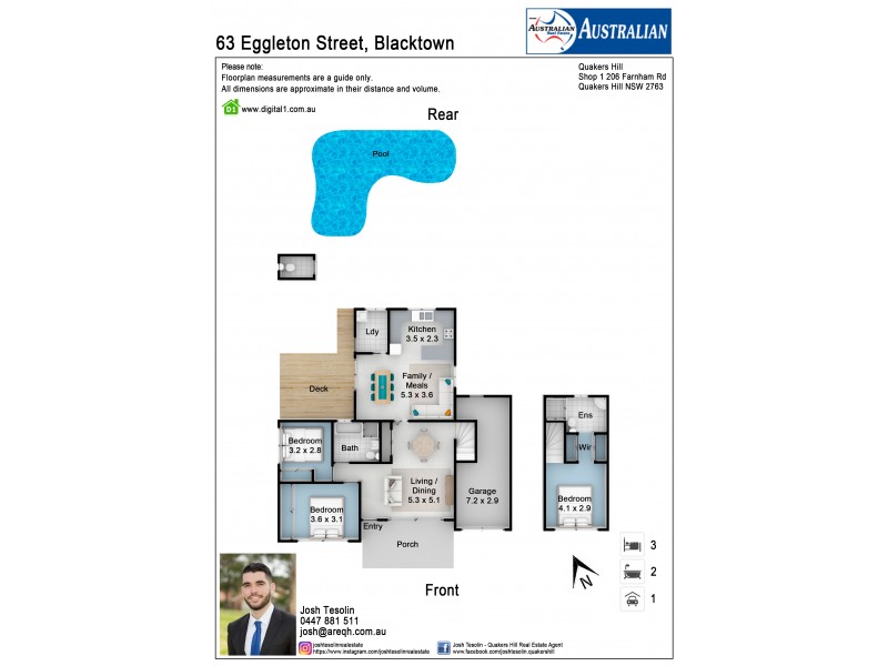 63 Eggleton Street, Blacktown NSW 2148 Floorplan