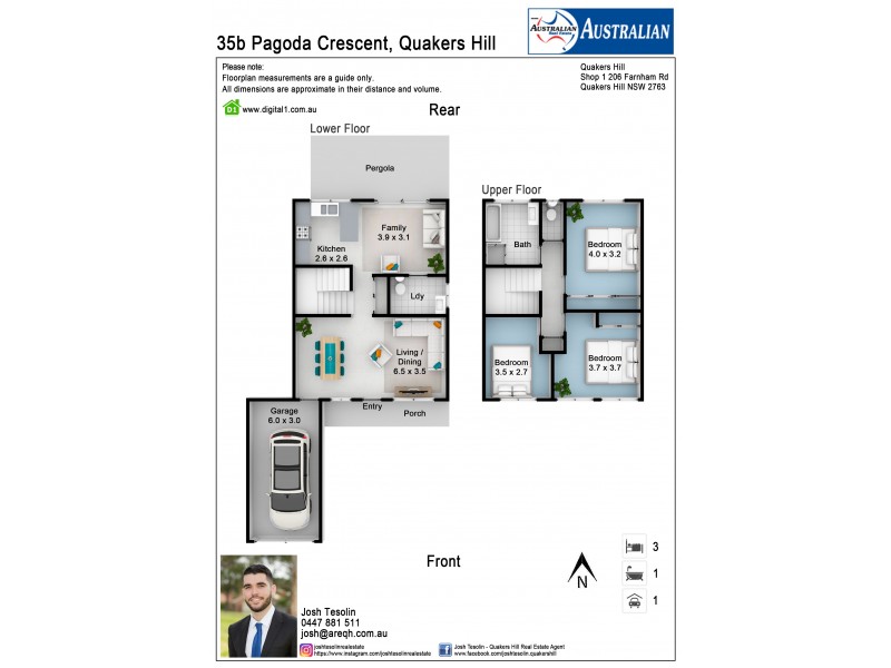 35b Pagoda Crescent, Quakers Hill NSW 2763 Floorplan