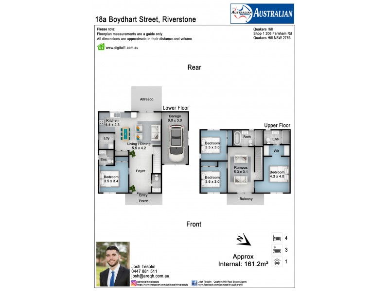 1A Swift Street, Riverstone NSW 2765 Floorplan