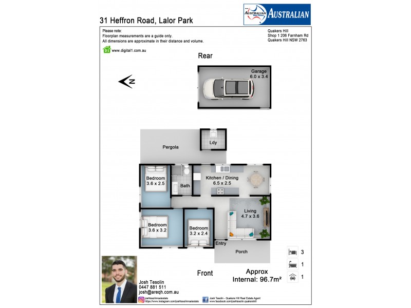 31 Heffron Road, Lalor Park NSW 2147 Floorplan