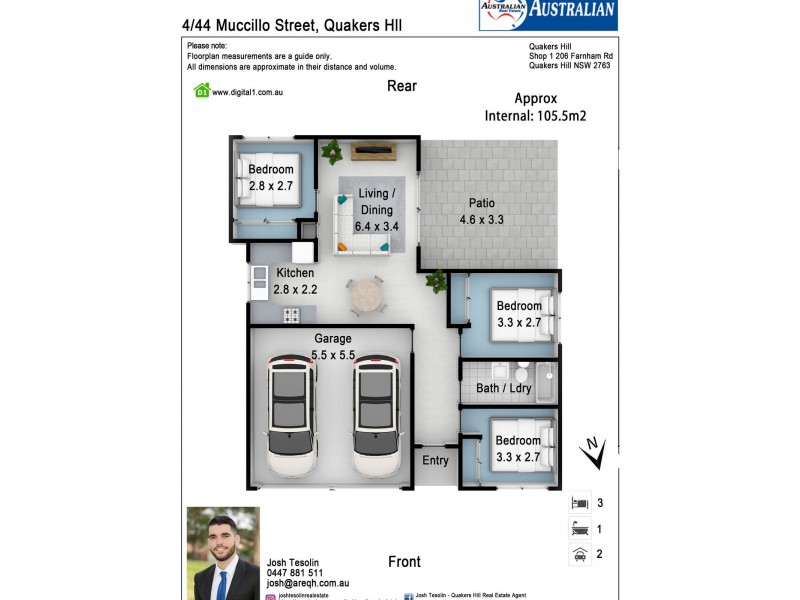 4/44 Muccillo Street, Quakers Hill NSW 2763