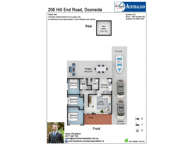 206 Hill End Road, Doonside NSW 2767 Floorplan