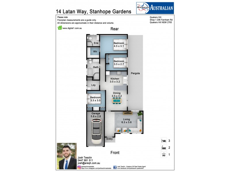 14 Latan Way, Stanhope Gardens NSW 2768 Floorplan