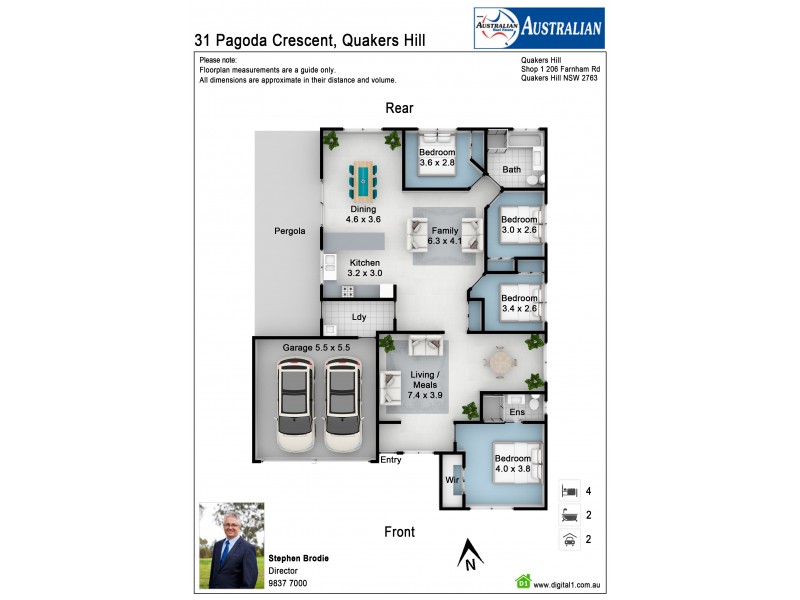 31 Pagoda Crescent, Quakers Hill NSW 2763 Floorplan