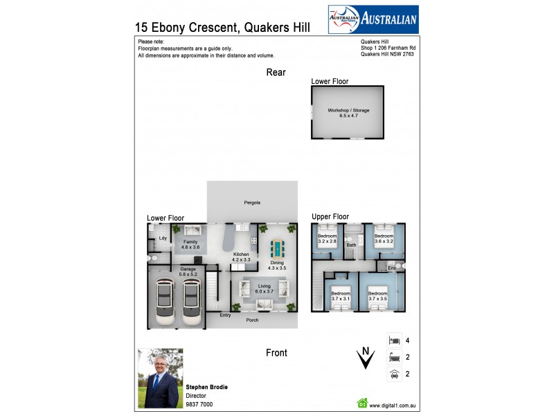 15 Ebony Crescent, Quakers Hill NSW 2763 Floorplan