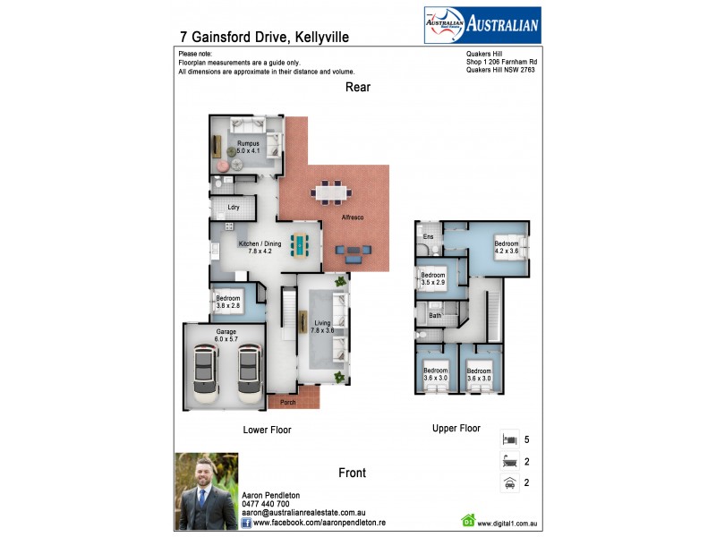 7 Gainsford Drive, Kellyville NSW 2155 Floorplan