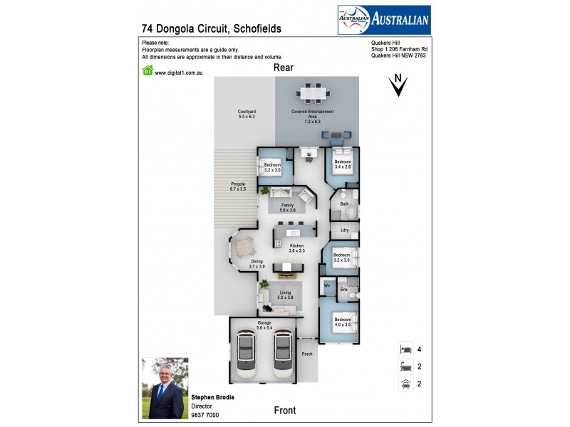 74 Dongola Circuit, Schofields NSW 2762 Floorplan