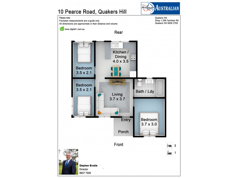 10 Pearce Road, Quakers Hill NSW 2763 Floorplan