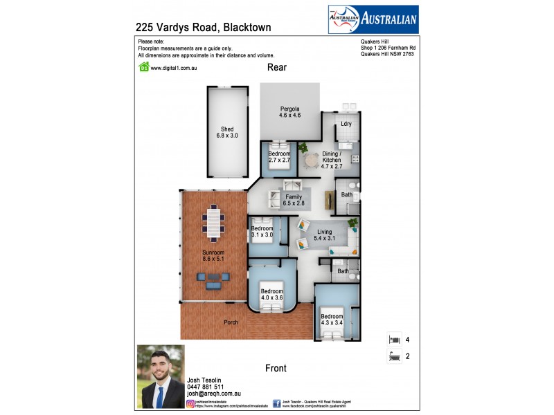225 Vardys Road, Blacktown NSW 2148 Floorplan