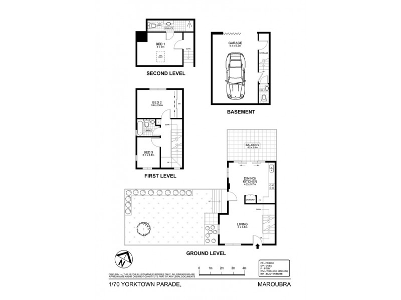 1/70 Yorktown Parade, Maroubra NSW 2035 Floorplan