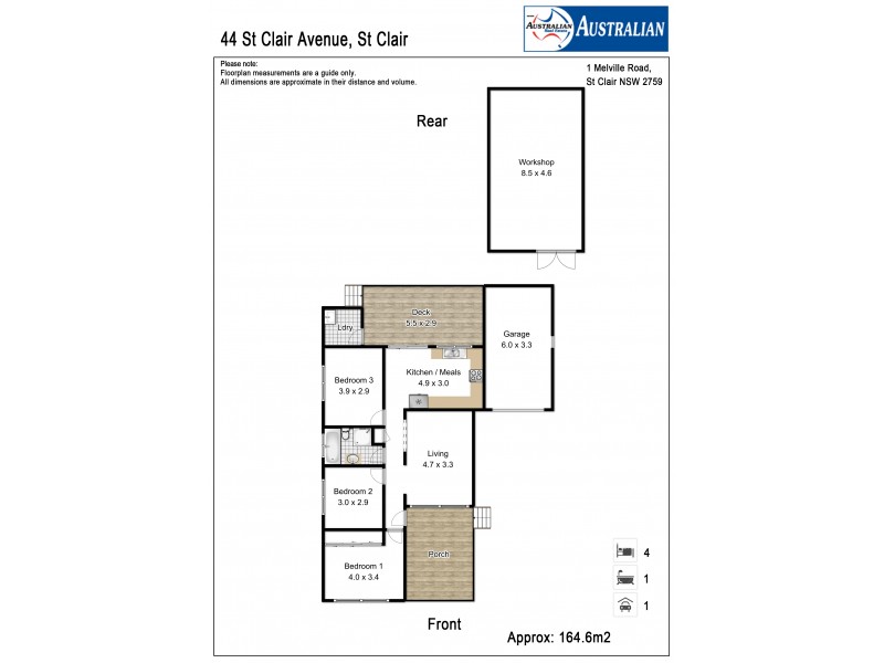 44 St Clair Avenue, St Clair NSW 2759 Floorplan