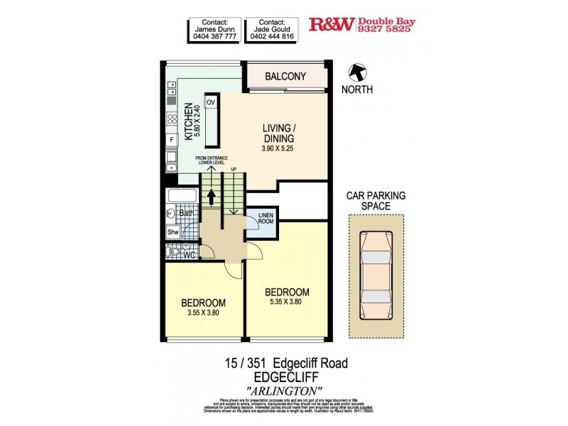15/351 Edgecliff Road, Edgecliff NSW 2027 Floorplan