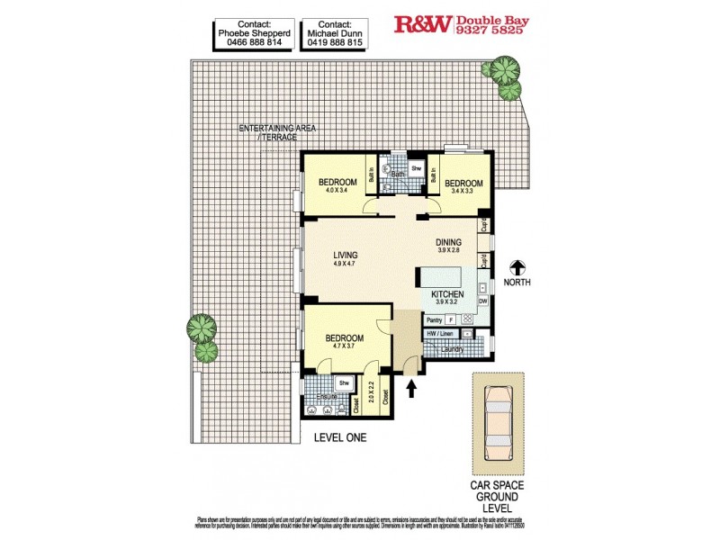 11/42 New Beach Road, Darling Point NSW 2027 Floorplan