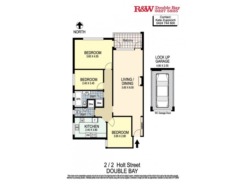 2/2 Holt Street, Double Bay NSW 2028 Floorplan