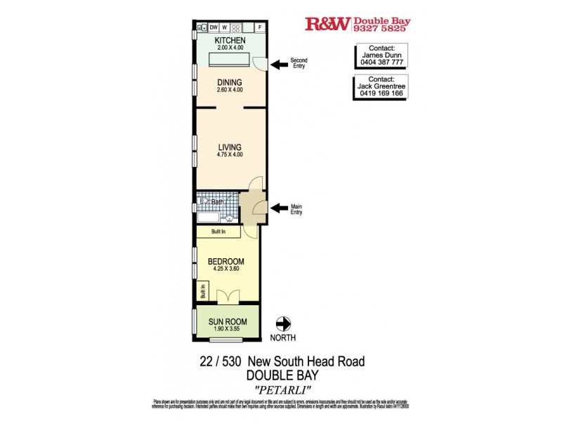 22/530 New South Head Road, Double Bay NSW 2028 Floorplan